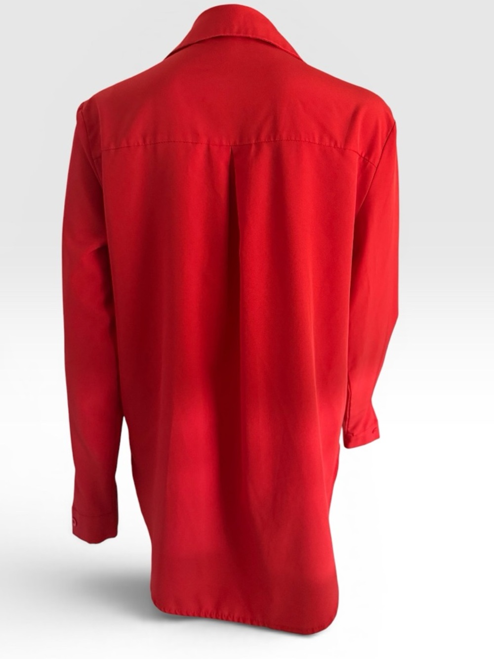 Red Button Down - Picture 3 of 6